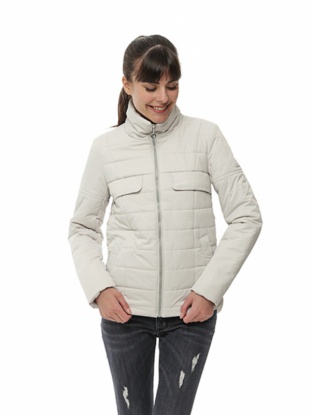 Куртка женская 2853 цвет светло-серый Hoops в Туле