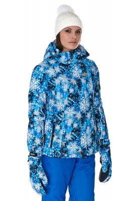 Куртка женская горнолыжная "снежинки", арт. B034906,ярко-голубой BAON в Туле