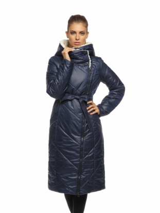 Пальто женское артикул: 8871, тёмно-синий Hoops в Туле